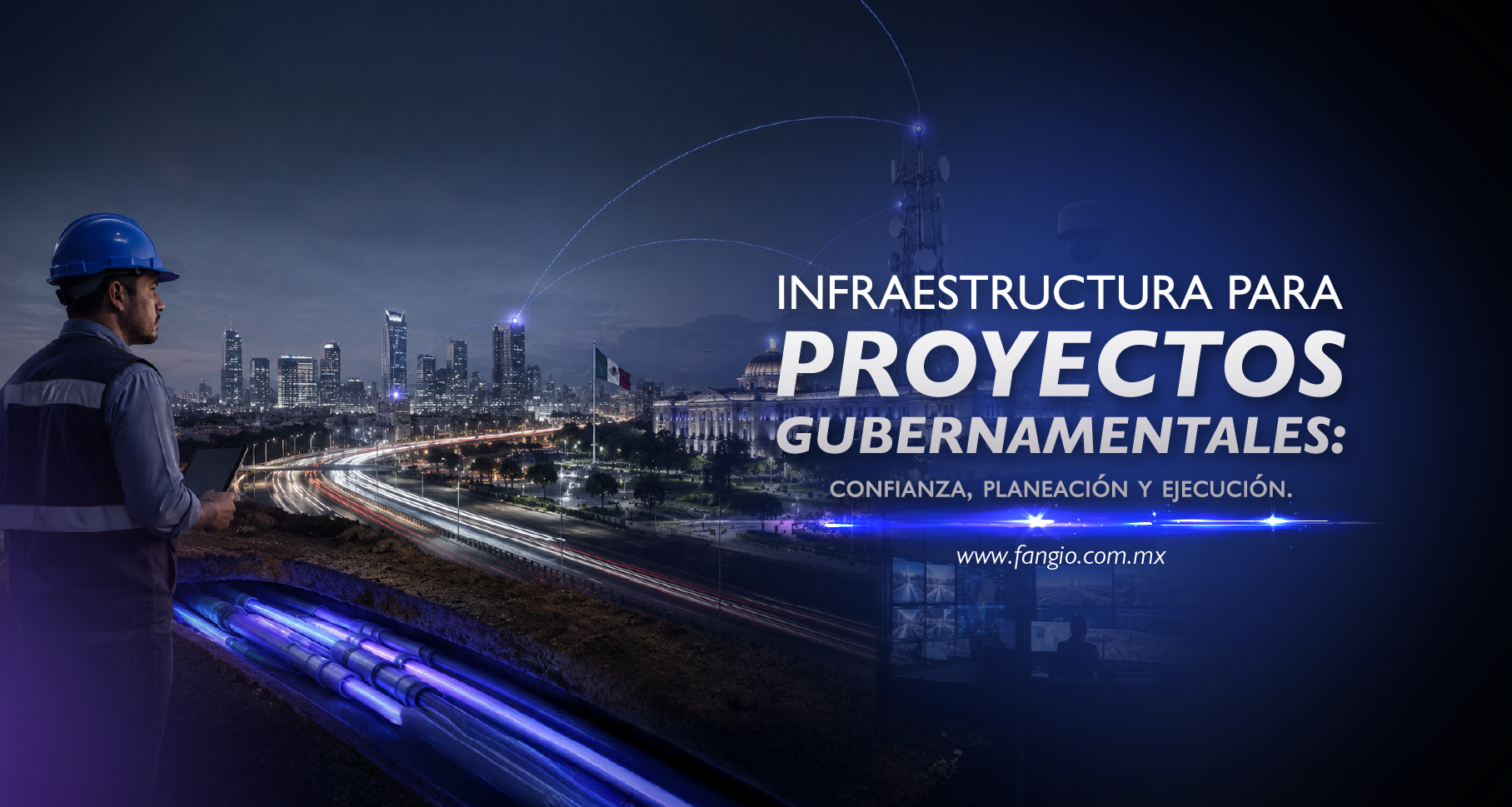 Infraestructura de telecomunicaciones para proyectos gubernamentales: la base del desarrollo digital